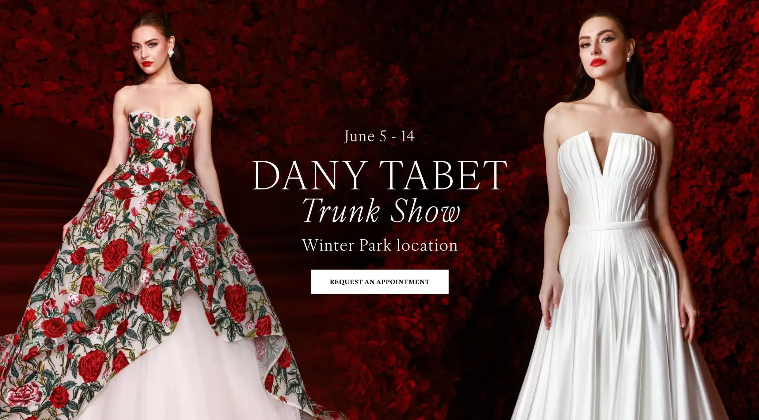 Dany Tabet Trunk Show banner