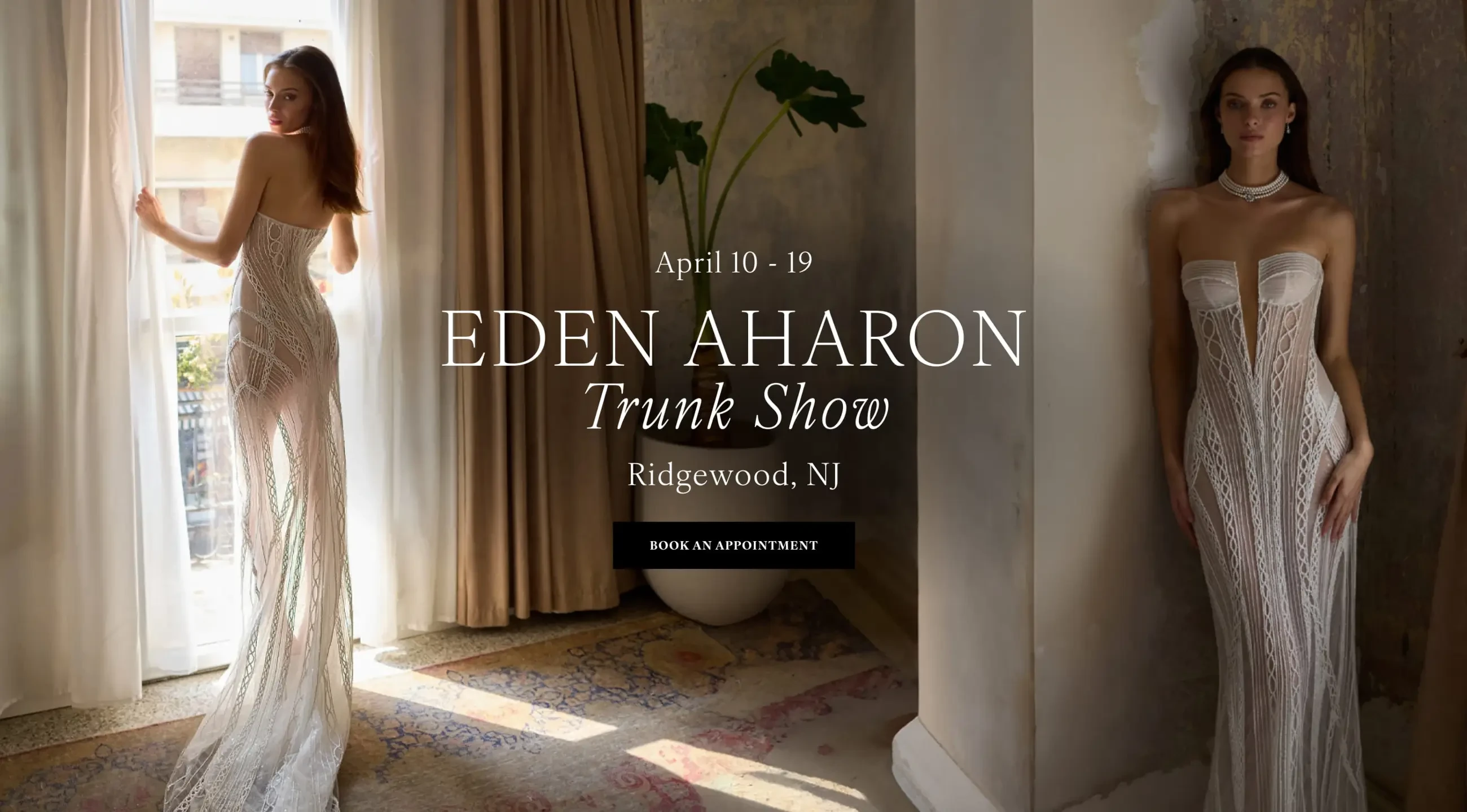 eden aharon trunk show banner