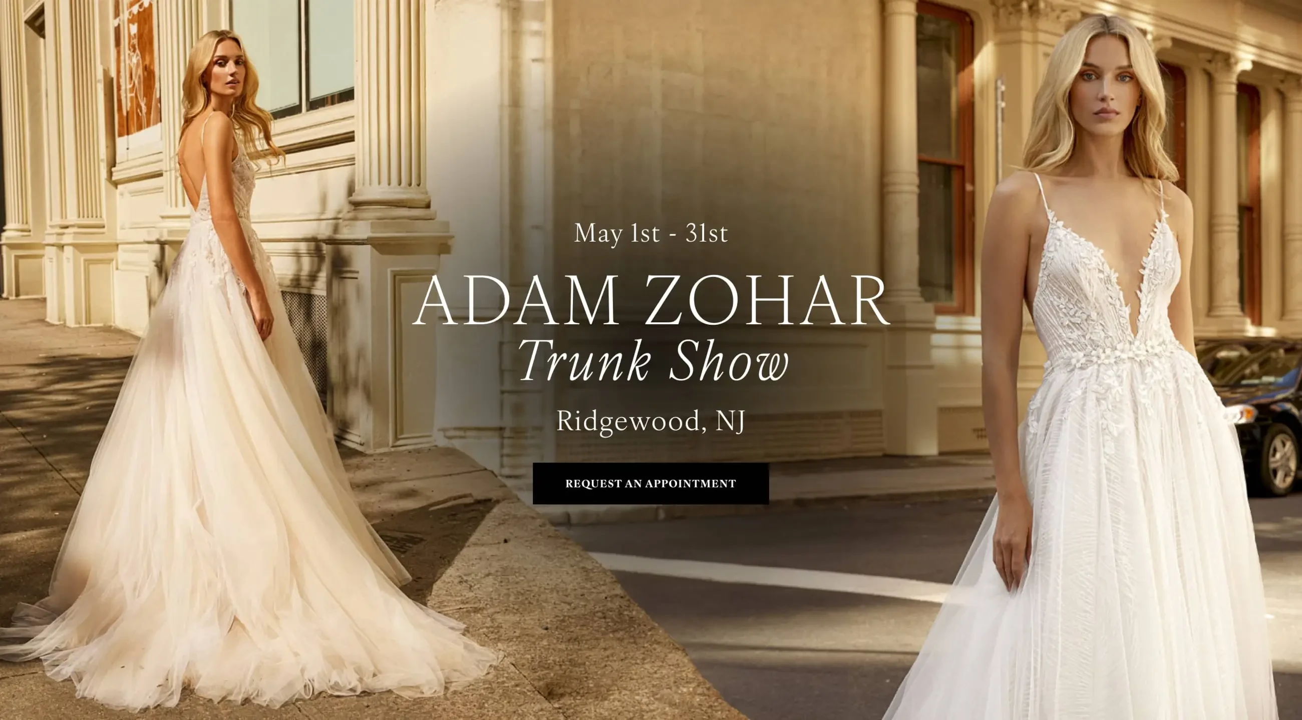 Adam Zohar Trunk Show banner