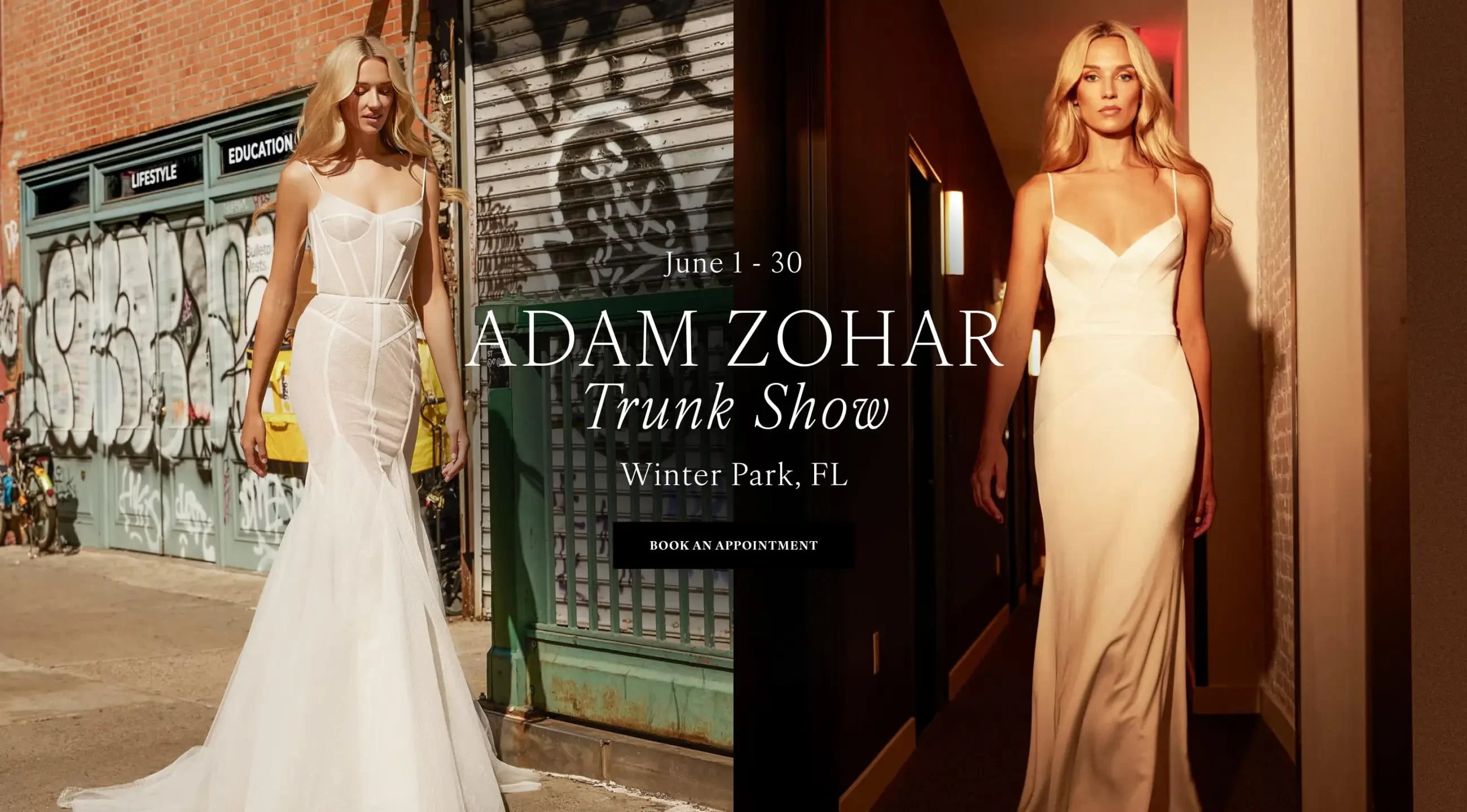 adam zohar trunk show banner