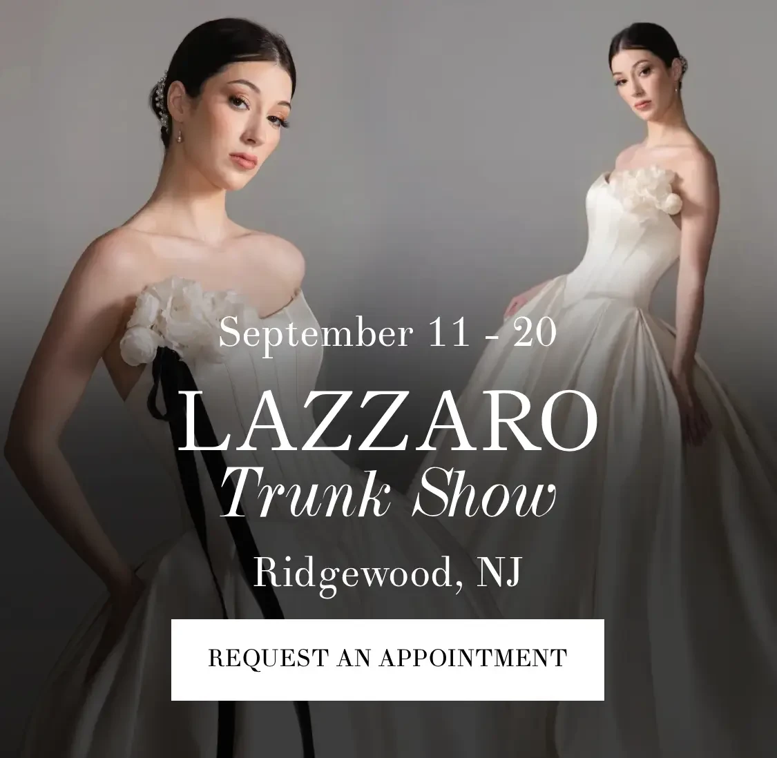 Lazzaro Trunk Show banner