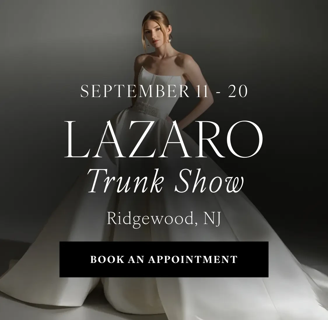 Lazaro Trunk Show banner